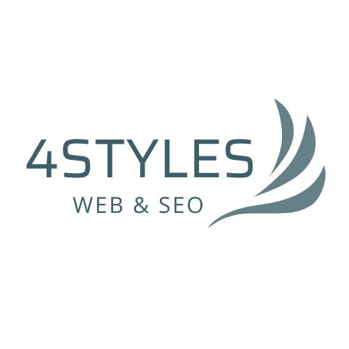 Logo 4Styles Web+SEO blau transparent